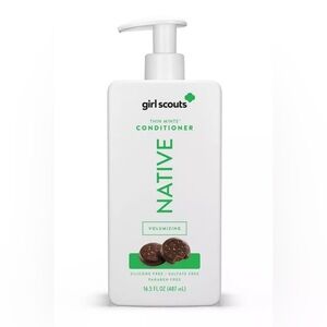 Native Girl Scouts Thin Mints Volumizing Conditioner 16.5 oz, NEW